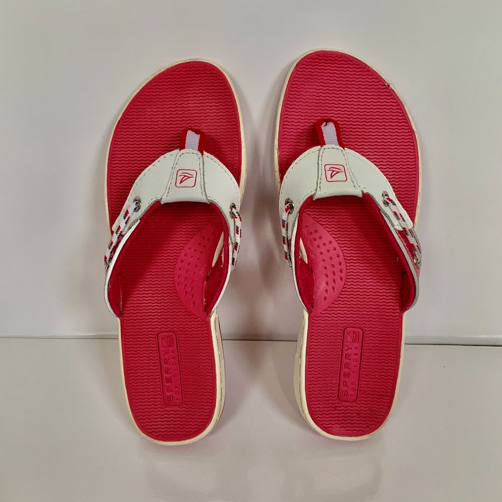 Sperry Top-Sider Seafish Thong Slip On Sandal Sz 8